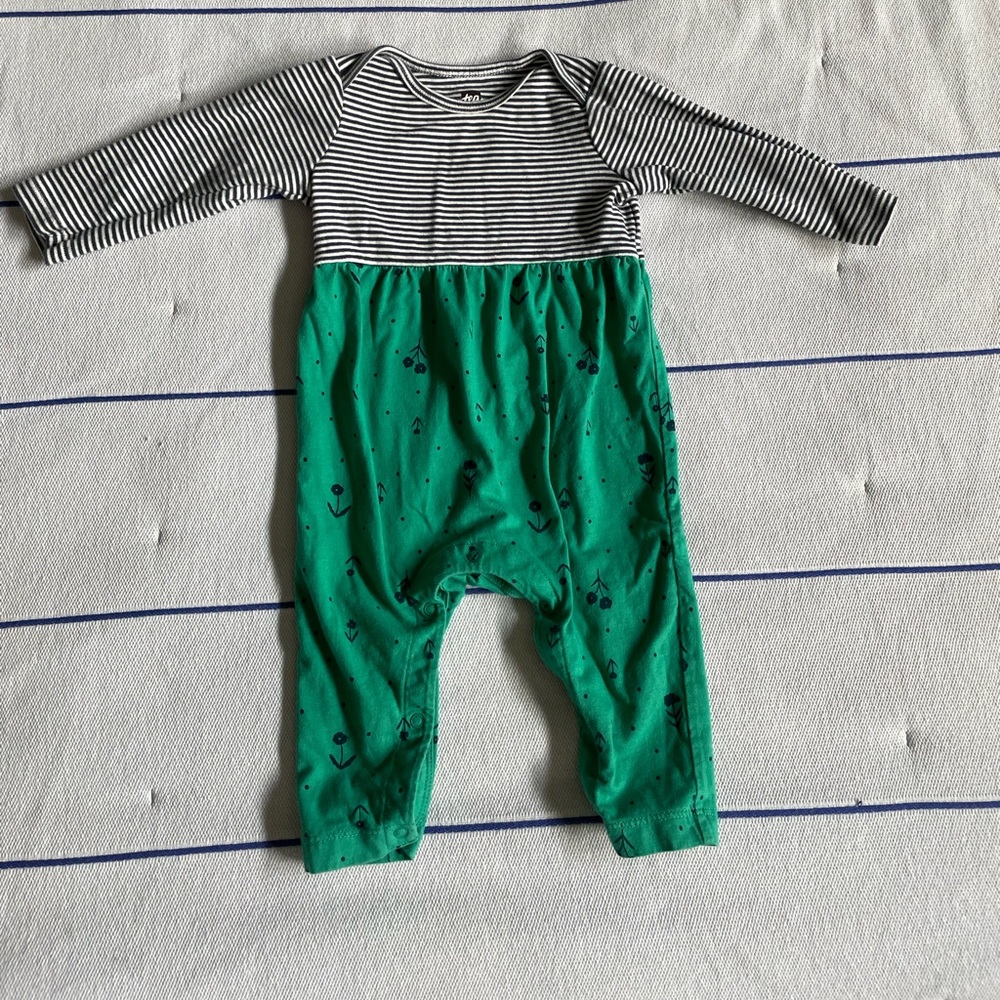 Tea Collection 3-6 month mixed print romper